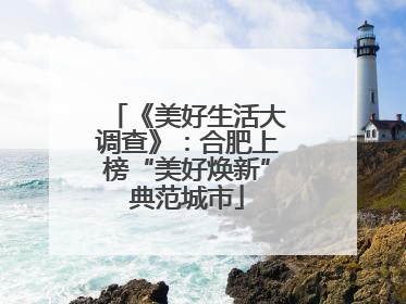 《美好生活大调查》：合肥上榜“美好焕新”典范城市