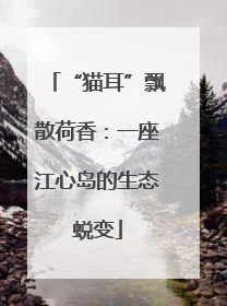 “猫耳”飘散荷香：一座江心岛的生态蜕变