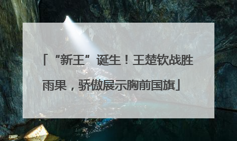 “新王”诞生!王楚钦战胜雨果,骄傲展示胸前国旗