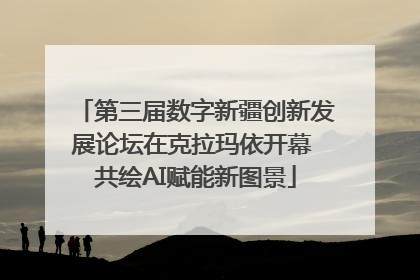 第三届数字新疆创新发展论坛在克拉玛依开幕 共绘AI赋能新图景