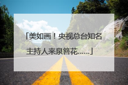 美如画！央视总台知名主持人来泉簪花……