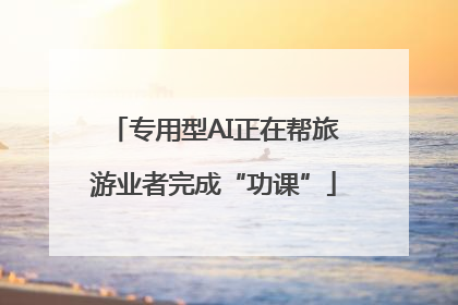 专用型AI正在帮旅游业者完成“功课”