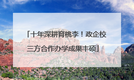 十年深耕育桃李！政企校三方合作办学成果丰硕