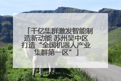 千亿集群激发智能制造新动能 苏州吴中区打造“全国机器人产业集群第一区”