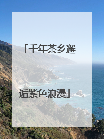 千年茶乡邂逅紫色浪漫