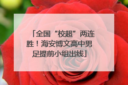 全国“校超”两连胜！海安博文高中男足提前小组出线
