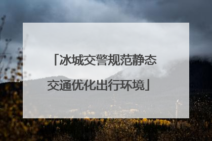 冰城交警规范静态交通优化出行环境