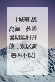 城事·战高温｜苏博暑期延时开放，观展避暑两不误
