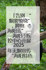 告别 “烟雾缭绕”，拥抱 “海阳蓝”——海阳市疾控中心开展2025 年无烟宣传“海阳特色”实践记录