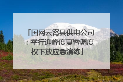 国网云霄县供电公司：举行迎峰度夏暨调度权下放应急演练