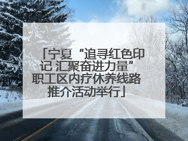 宁夏“追寻红色印记 汇聚奋进力量”职工区内疗休养线路推介活动举行