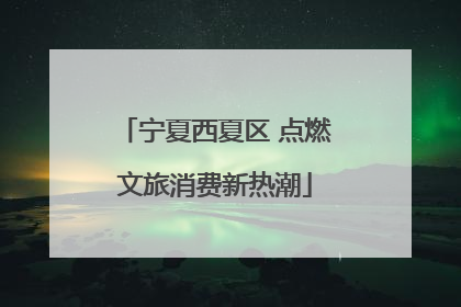宁夏西夏区 点燃文旅消费新热潮