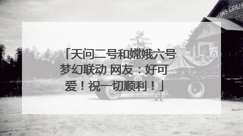 天问二号和嫦娥六号梦幻联动 网友：好可爱！祝一切顺利！