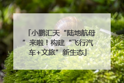 小鹏汇天“陆地航母”来啦！构建“飞行汽车+文旅”新生态