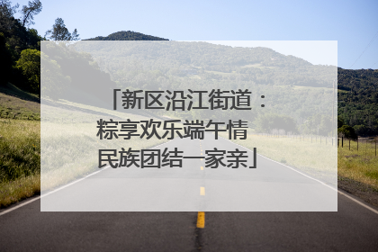 新区沿江街道：粽享欢乐端午情 民族团结一家亲