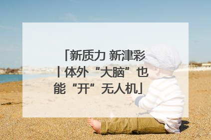 新质力 新津彩丨体外“大脑”也能“开”无人机