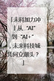 未科加力冲丨从“AI”到“AI+”，未来科技城凭何立潮头？