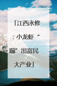 江西永修：小龙虾“蹦”出富民大产业