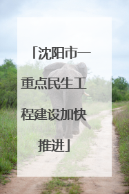 沈阳市一重点民生工程建设加快推进