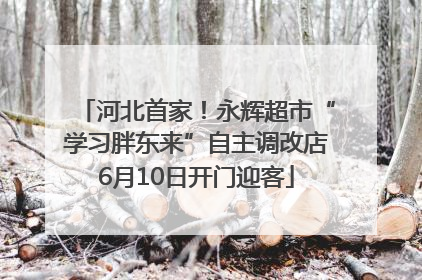 河北首家！永辉超市“学习胖东来”自主调改店6月10日开门迎客