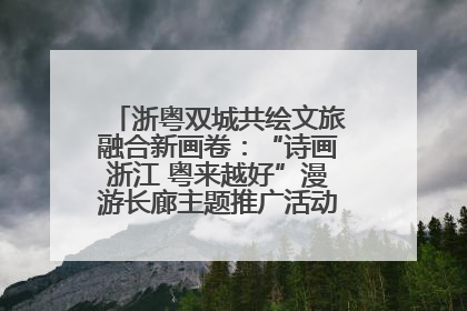 浙粤双城共绘文旅融合新画卷：“诗画浙江 粤来越好”漫游长廊主题推广活动在广州花城汇启幕