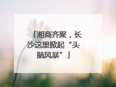 湘商齐聚，长沙这里掀起“头脑风暴”