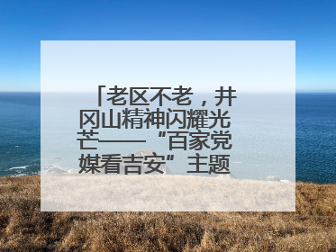 老区不老，井冈山精神闪耀光芒——“百家党媒看吉安”主题采访活动侧记