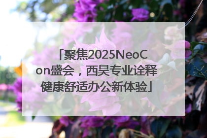 聚焦2025NeoCon盛会，西昊专业诠释健康舒适办公新体验