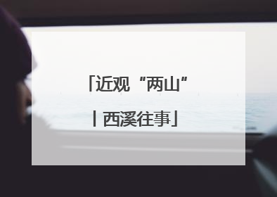 近观“两山”丨西溪往事