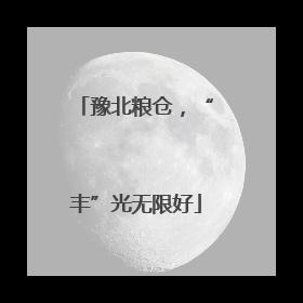 豫北粮仓，“丰”光无限好