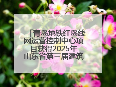 青岛地铁红岛线网运营控制中心项目获得2025年山东省第三届建筑业新技术应用创新竞赛一等奖