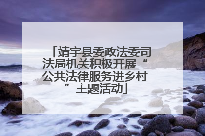 靖宇县委政法委司法局机关积极开展“公共法律服务进乡村”主题活动