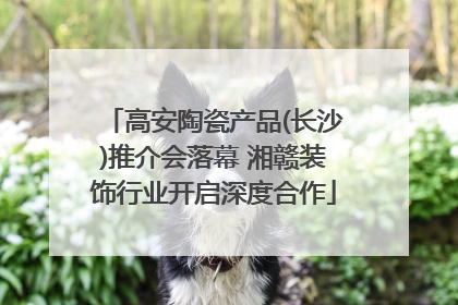 高安陶瓷产品(长沙)推介会落幕 湘赣装饰行业开启深度合作