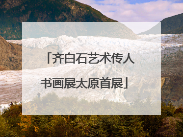 齐白石艺术传人书画展太原首展