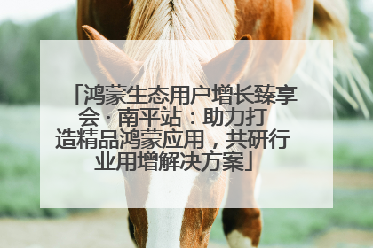 鸿蒙生态用户增长臻享会 · 南平站：助力打造精品鸿蒙应用，共研行业用增解决方案
