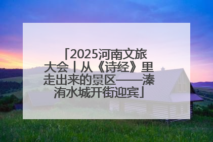 2025河南文旅大会丨从《诗经》里走出来的景区——溱洧水城开街迎宾