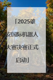 2025雄安国际机器人大赛决赛正式启动